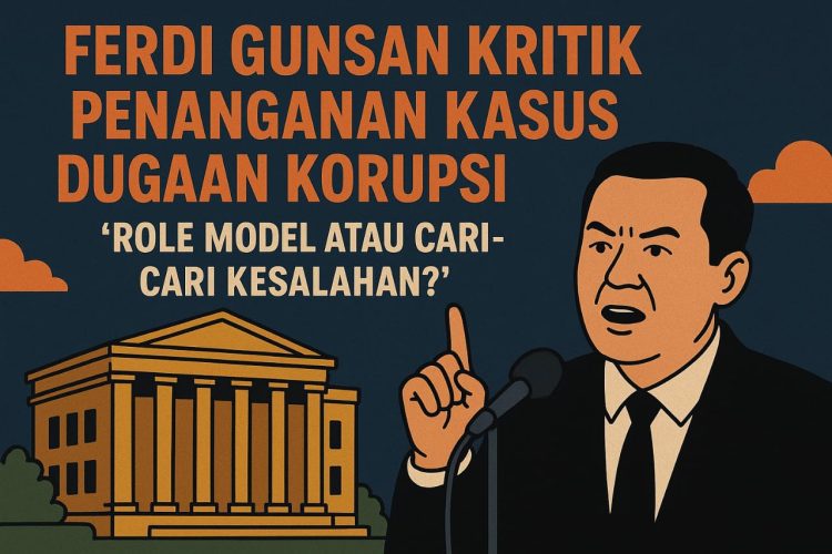 Ferdi Gunsan Bongkar Kejanggalan Kasus Dugaan Korupsi PT LEB: “Role Model atau Ajang Cari-Cari Kesalahan?”