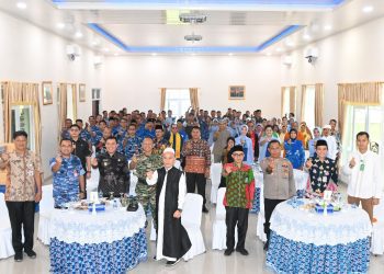 Lanud Pangeran M. Bun Yamin Gelar Doa Lintas Agama dan Penyerahan Bantuan Sosial Jelang HUT Ke-80 TNI