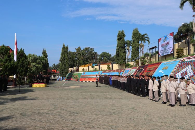 Kapolres Tanggamus Pimpin Upacara Hari Kesaktian Pancasila: Tegaskan Nilai Persatuan dan Kesatuan Bangsa