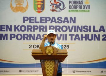 Gubernur Lampung Lepas 139 Atlet Korpri ke Pornas XVII di Palembang
