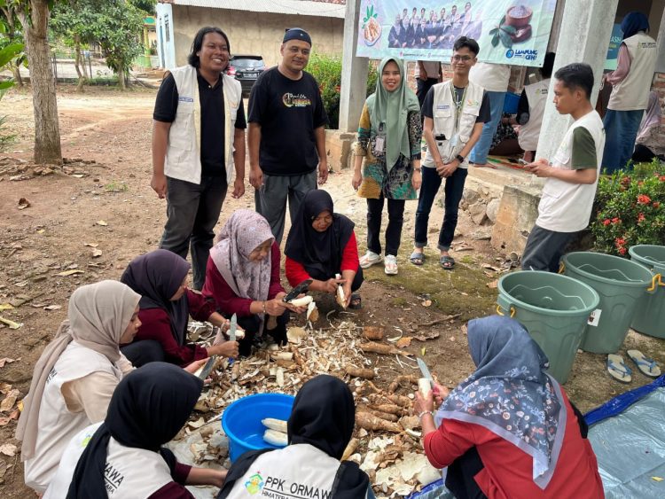 Mahasiswa Itera Ubah Singkong Desa Sriwedari Jadi Mie Mocaf, Dorong Ekonomi Perempuan Lewat Sekolah KWT