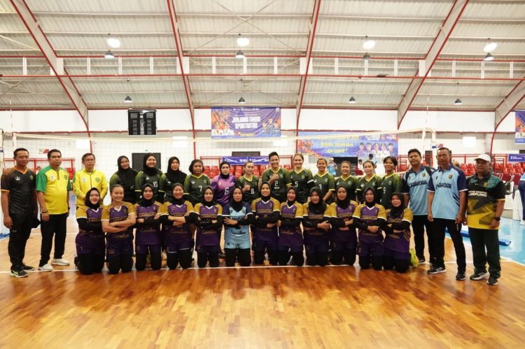 Tim Voli Putri Lampung Pastikan Tiket Final Pornas Korpri 2025 Usai Kalahkan Tim Kaltim dalam Pertandingan Sengit