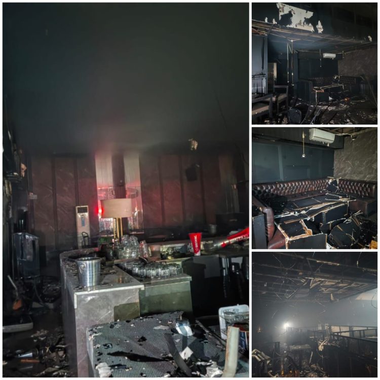 Heboh! Bar and Lounge Radar Space Bandar Lampung Dilalap Api Tengah Malam, Diduga Akibat Human Error