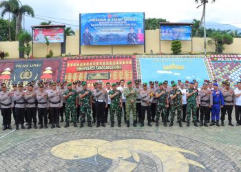 Pangdam XXI/Radin Inten Kunjungi Polres Tanggamus, Tegaskan Soliditas TNI-Polri untuk Keamanan Daerah