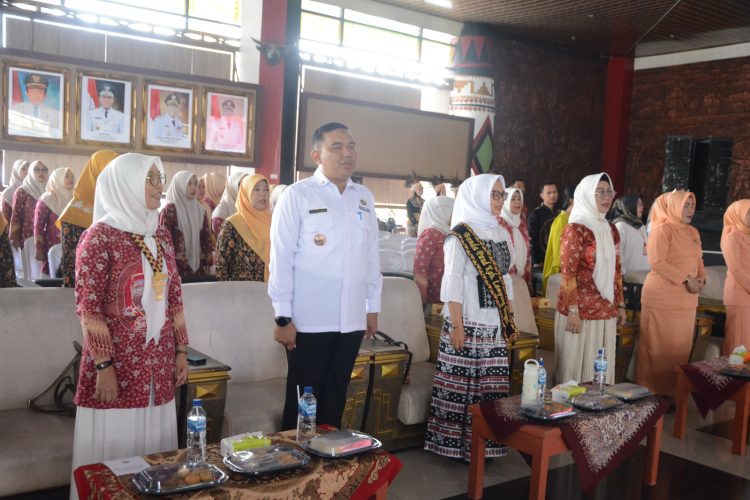 Gebyar “Ayo Membatik” Warnai Lampung Tengah, Bunda PAUD Ajak Anak Bangga Cinta Batik Sejak Dini