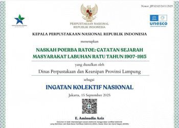 Dua Naskah Kuno Asal Lampung Raih Sertifikat IKON 2025, Bukti Kekayaan Literasi Nusantara