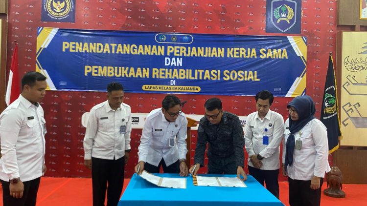 Lapas Kalianda dan BNNK Lampung Selatan Bersatu Wujudkan Pemasyarakatan Bersih Narkoba Lewat Program Rehabilitasi Sosial