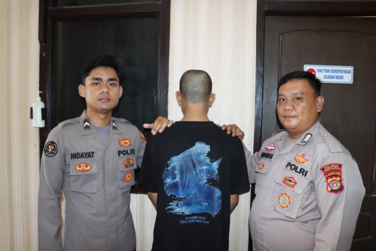 Tekab 308 Presisi Polres Tanggamus Ringkus Pemuda Pelaku Percobaan Pencurian di Limau, Warga Berperan Aktif