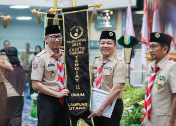Pramuka Lampung Perkuat Karakter Generasi Muda Menuju Indonesia Emas 2045