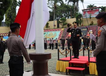 Polres Tanggamus Rayakan Hari Sumpah Pemuda ke-97 dengan Semangat Persatuan dan Nasionalisme