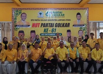 Resmi! Aprozi Alam Naik Jadi Plt Ketua Golkar Lampung Utara, Siap Gerakkan Mesin Partai Sampai ke Akar Rumput