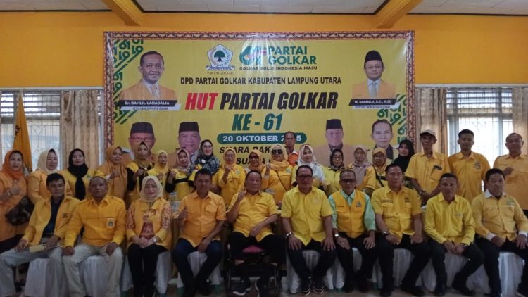 Resmi! Aprozi Alam Naik Jadi Plt Ketua Golkar Lampung Utara, Siap Gerakkan Mesin Partai Sampai ke Akar Rumput