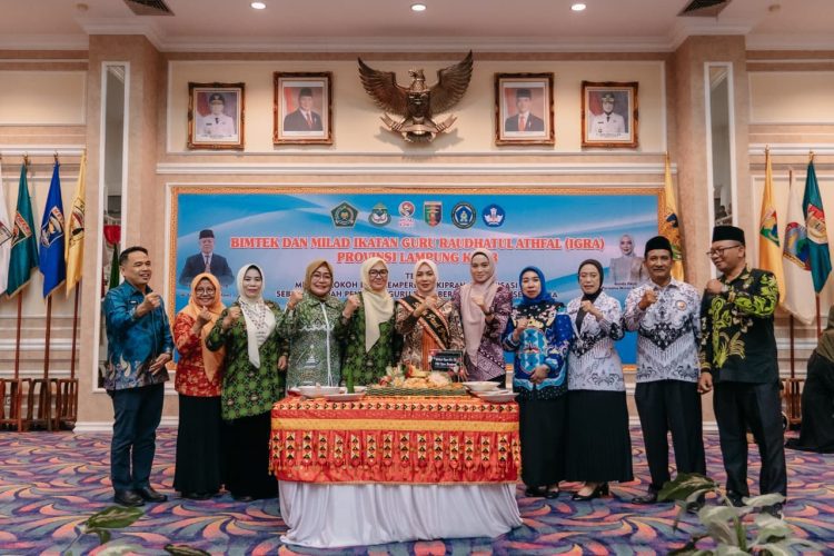Bunda PAUD Provinsi Lampung Ajak Guru IGRA Bersinergi Ciptakan Generasi Emas Indonesia 2045