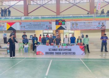 Cabor Basket Resmi Dibuka di Porkab Tanggamus 2025, Talenta Muda Bersinar di GOR Tanggamus