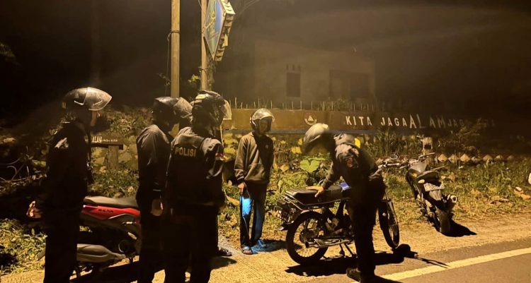 Polres Tanggamus Perketat Patroli Malam, Fokus Cegah Balap Liar dan Jaga Keamanan Warga
