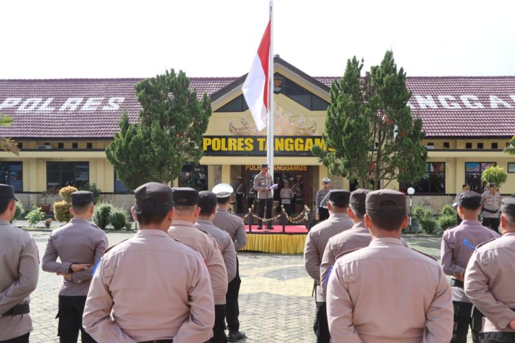 Polres Tanggamus Gelar Apel Pasukan Operasi Zebra Krakatau 2025, Siap Tegakkan Lalu Lintas Aman