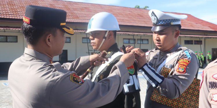 Polres Lampung Selatan Gelar Apel Pasukan Operasi Zebra Krakatau 2025, Fokus Tingkatkan Kamseltibcarlantas