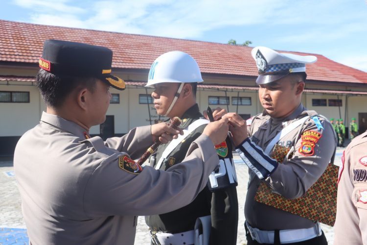 Polres Lampung Selatan Gelar Apel Pasukan Operasi Zebra Krakatau 2025, Fokus Tingkatkan Kamseltibcarlantas