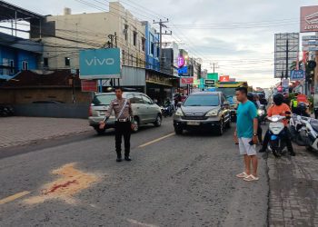 Kecelakaan Maut di Depan Candra Store Pringsewu, Satu Pengendara Sepeda Motor Tewas Seketika
