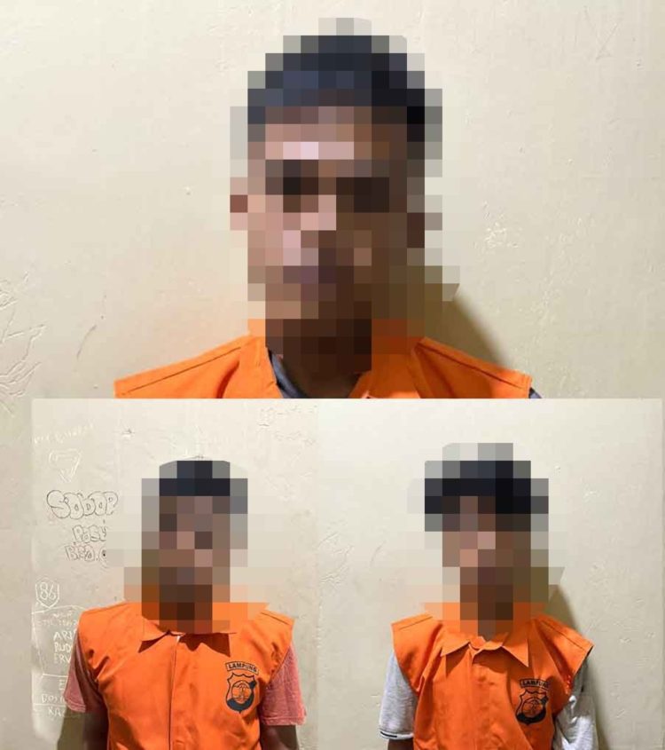 Polsek Katibung Ungkap Sindikat Pencurian, Tiga Pelaku Ditangkap Bersama Sejumlah Barang Bukti