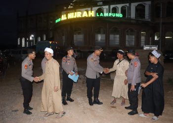 Polres Lampung Selatan Siaga Penuh di Lokasi IJTIMA “Indonesia Berdoa”, Peserta dari Dalam dan Luar Negeri Mulai Berdatangan