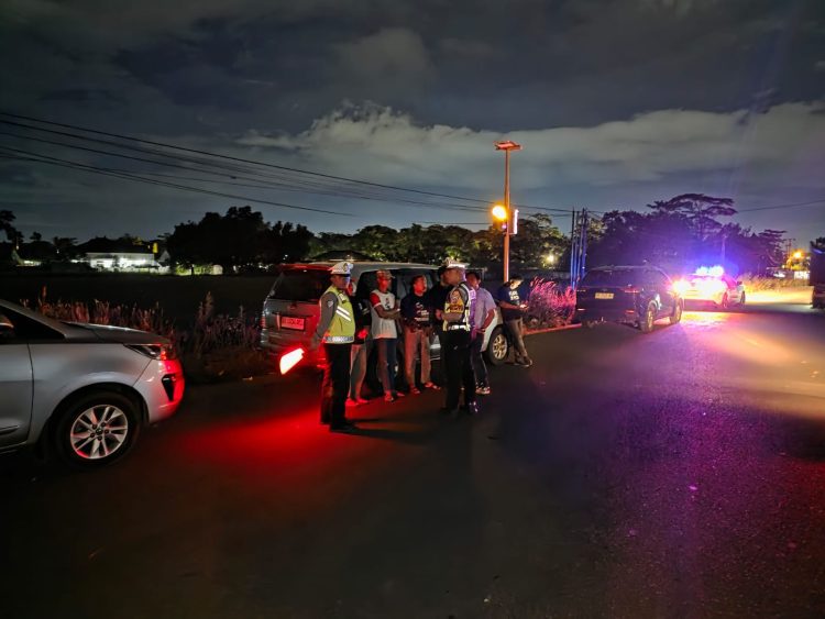Polres Lampung Selatan Bubarkan Balap Liar di Jalur 2 Sabah Balau, Kasat Lantas Tegaskan Risiko Fatal
