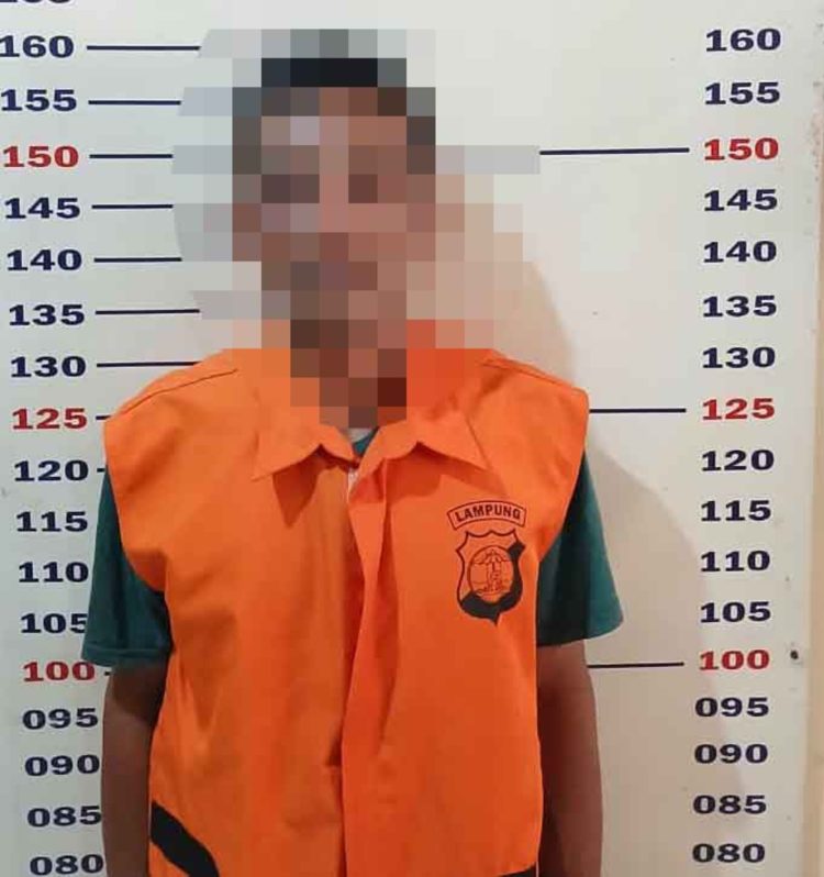 Polsek Kalianda Tangkap Pelaku Percobaan Pencurian Motor di Negeri Pandan