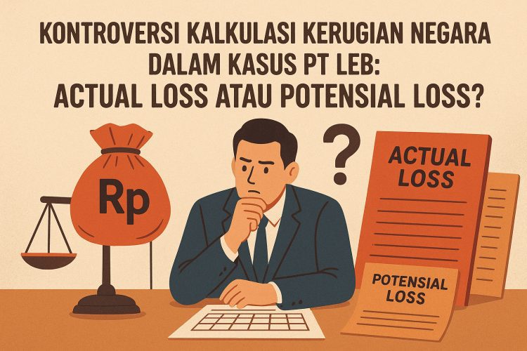 Kerugian Negara di Kasus PT LEB Jadi Sorotan: Actual Loss atau Potensial Loss?