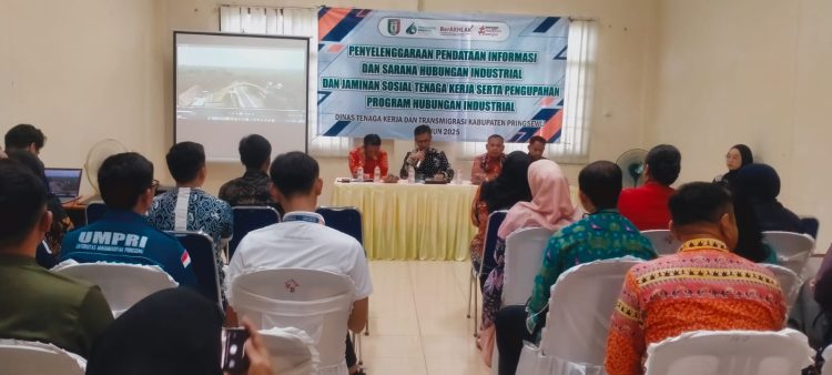 Disnakertrans Pringsewu Gelar Pendataan Hubungan Industrial, Dorong Ketenagakerjaan yang Lebih Harmonis dan Terjamin