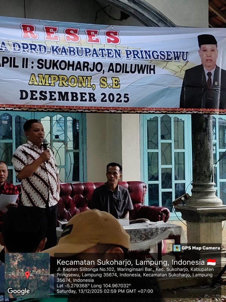 Reses DPRD Pringsewu Serap Aspirasi Warga Waringinsari Barat
