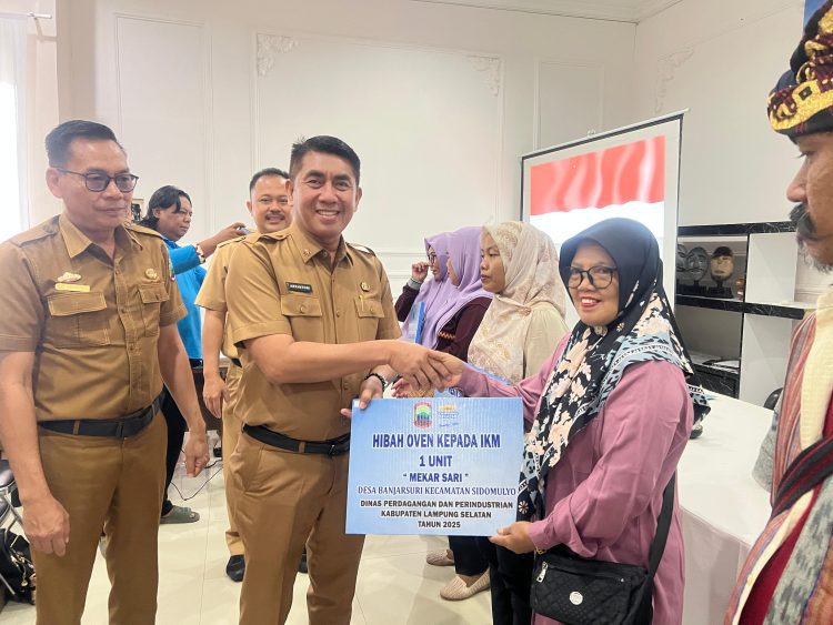 Pemkab Lampung Selatan Salurkan Hibah Peralatan untuk IKM