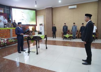 Bupati Pringsewu Lantik Direktur PERUMDA Air Minum dan Pimpinan BAZNAS