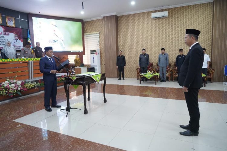Bupati Pringsewu Lantik Direktur PERUMDA Air Minum dan Pimpinan BAZNAS