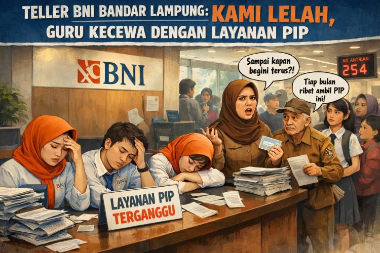 Guru Kecewa, Layanan Aktivasi PIP di BNI Bandar Lampung Menuai Kritik