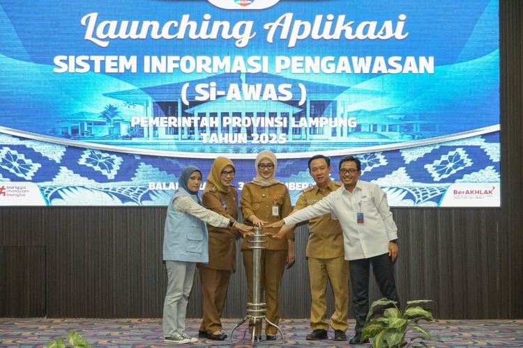 Pemprov Lampung Resmi Luncurkan SI AWAS untuk Pengawasan Digital Terpadu