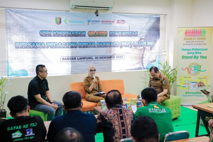Wagub Lampung Tinjau Cek Kesehatan Gratis, Perkuat Kemitraan PBF