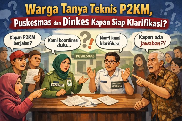 Warga Tanya Teknis P2KM, Puskesmas dan Dinkes Kapan Siap Klarifikasi?
