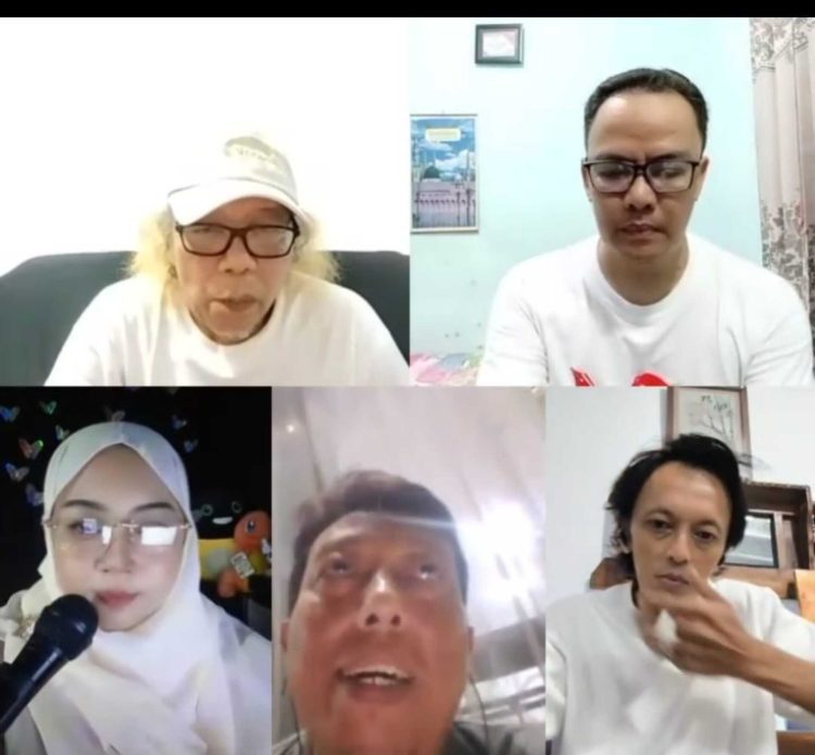 Dua Penyair Lampung-Sultra Sukses Gelar Live Puisi TikTok