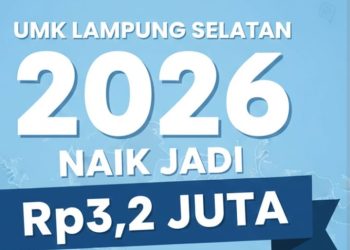 UMK Lampung Selatan 2026 Resmi Naik Jadi Rp3,2 Juta