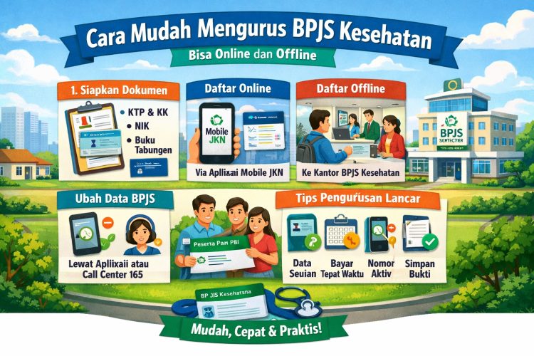 Cara Mudah Mengurus BPJS Kesehatan, Bisa Online dan Offline
