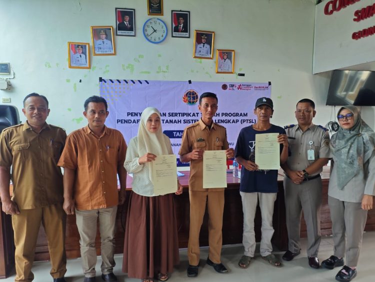 Warga Gadingrejo Timur Resmi Kantongi Sertipikat Tanah Lewat Program PTSL