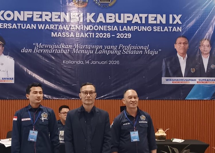 Edwin Apriandi Resmi Nahkodai PWI Lampung Selatan, Fokus Profesionalisme Wartawan