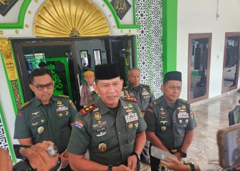 Doa Khusus Prajurit Marinir, Kodam XXI Radin Inten Gelar Salat Gaib