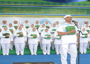 Mahasiswa STIKes Baitul Hikmah Ikuti Capping Day sebagai Bekal Moral Profesi