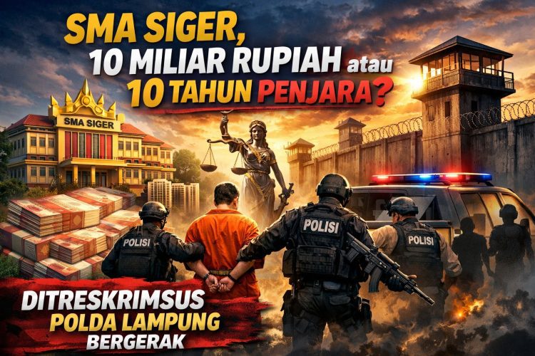 UU Sisdiknas Bayangi Kasus SMA Siger, Polda Lampung Bergerak