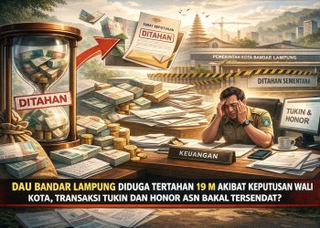 ASN Resah, DAU Rp19 Miliar Bandar Lampung Dikabarkan Tertahan