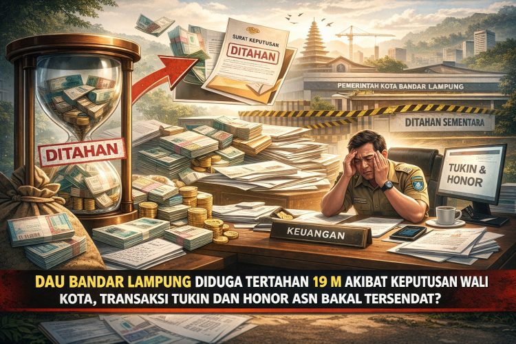 ASN Resah, DAU Rp19 Miliar Bandar Lampung Dikabarkan Tertahan