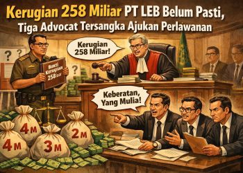 Jaksa Dinilai Prematur, Kuasa Hukum Tersangka PT LEB Tolak Klaim Kerugian Rp258 Miliar