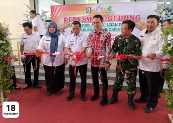 Bupati Pringsewu Resmikan Gedung Laboratorium Kesehatan Daerah