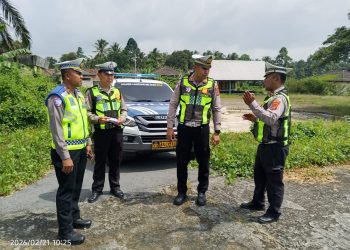 Satlantas Polres Lampung Selatan Survei Jalur Lintas dan Buffer Zone Jelang Operasi Ketupat 2026
